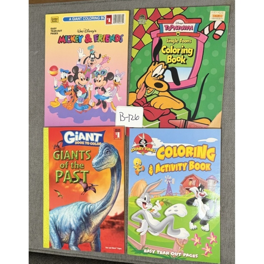 Lot of 4 Coloring and Activity‎ Books